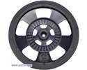 Thumbnail image for Solarbotics SW-B BLACK Servo Wheel with Encoder Stripes, Silicone Tires